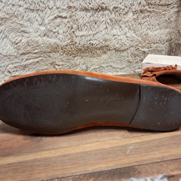Women's Delman Suede Loafer Flats Size 6 - Picture 4 of 9